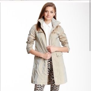 Cole Haan Packable Cargo Pocket Raincoat S